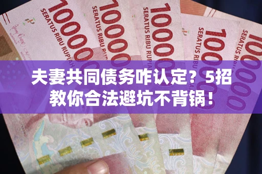 武汉夫妻共同债务咋认定?5招教你合法避坑不背锅! 武汉夫妻共同债务咋认定?5招教你合法避坑不背锅!