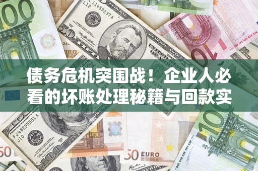 武汉债务危机突围战！企业人必看的坏账处理秘籍与回款实战指南